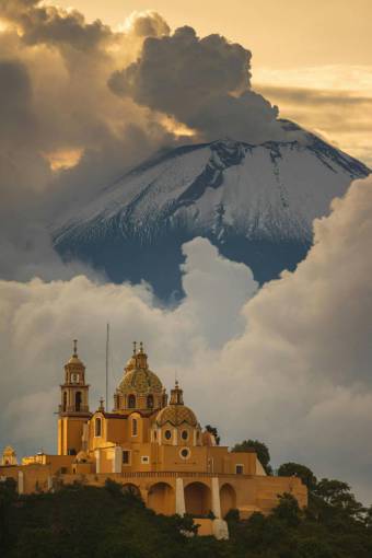 cat Sanctuary of Our Lady of Remedies in Cholula, Mexico ? Historic Religious Landmark
