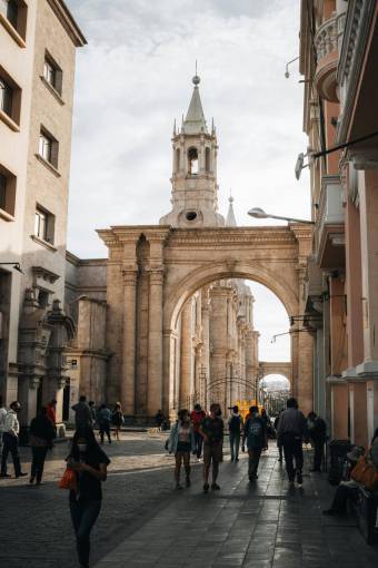 non-urban-scene Historic Street in Arequipa, Peru ? Colonial Architecture and Urban Charm

