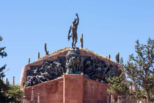 landscape Monument to the Heroes of Independence. Monumento a los H?roes de la Independencia. Humahuaca, Jujuy, Argentina