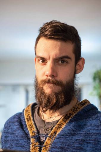 moda Retrato de un vikingo moderno