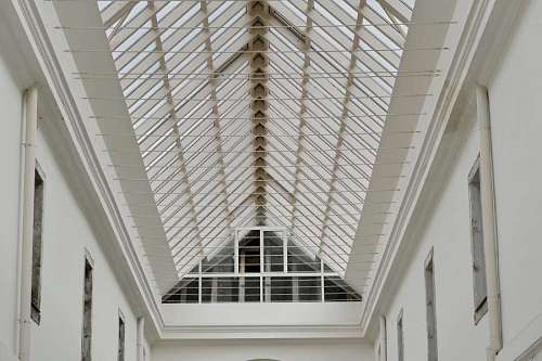 atrium atrium ceiling roof contemporary architecture indoors building perspective window