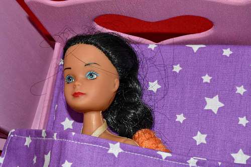 30-years-old attractive sleep doll bed bedroom celebration decoration