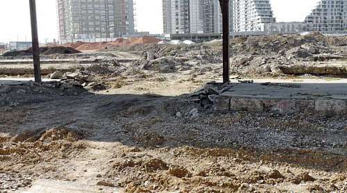 barrier construction pollution barrier road dust water reconstruction junkyard soil industry 