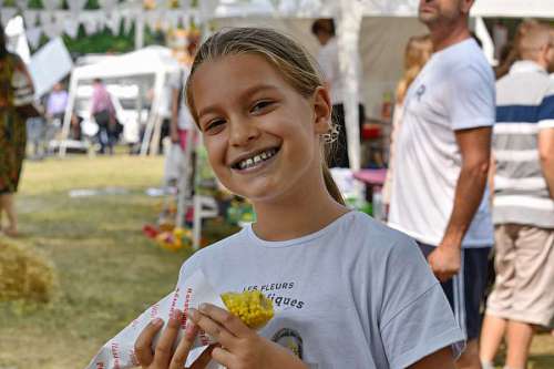 corn-field corn eating carnival happiness festival portrait child pretty street