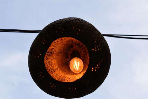 electricity shadow lamp still sky outdoors hanging bright