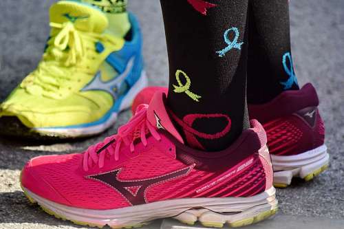 socks pinkish socks sneakers colorful pretty footwear foot leather kb
