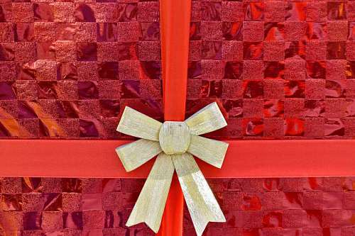 shiny ribbon holiday celebration decoration gift shining wheel
