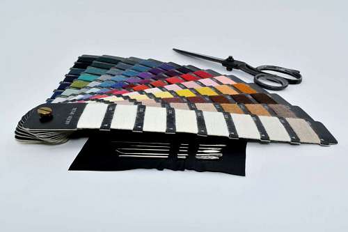 sewing sewing needles palette needle scissors tool colorful still equipment 