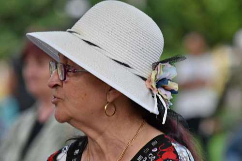veil side hat woman person clothing eyeglasses veil competition