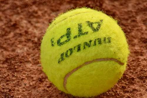 tennis court close ball competition play