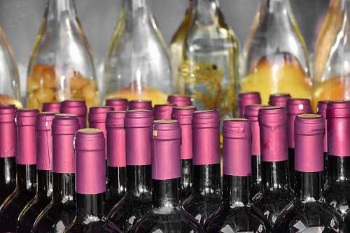 botellas de vino mercancía de la bodega botella champán beber copa