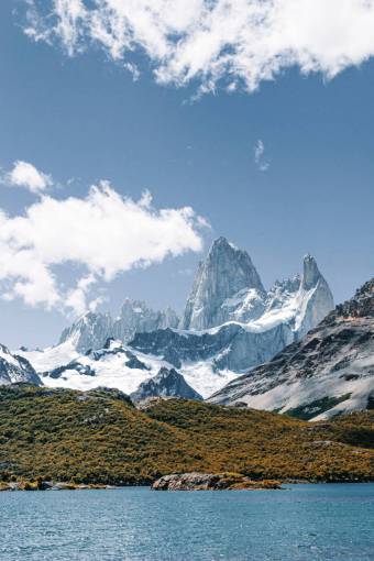 El Chaltén en la Patagonia, Argentina