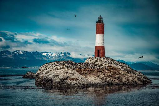 paisajes de argentina Faro del fin del mundo en Ushuaia, Argentina
