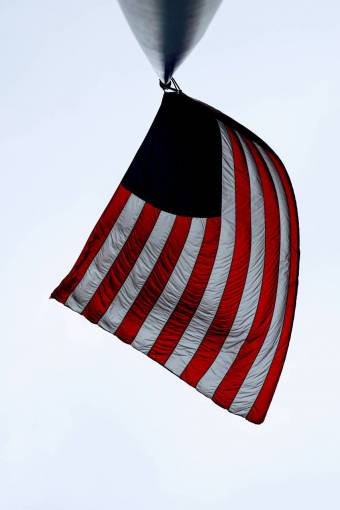dia Bandera estadounidense en la celebración del Día de la Independencia el 4 de julio
