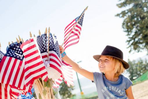 people People Celebrating 4th of July Independence Day with Joy and Patriotism
