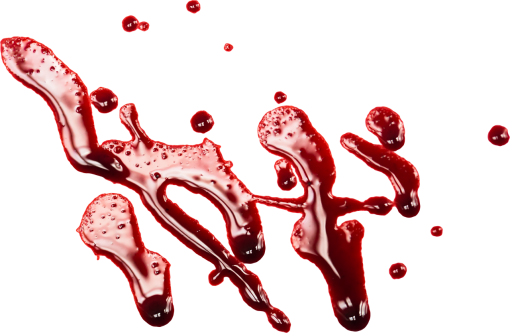 painted-image  Bloodstain Clipart Overlay PNG