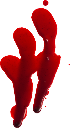 painted-image  Bloodstain Clipart Overlay PNG