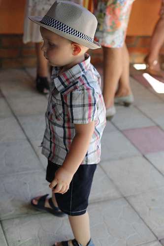hijo niño sombrero niño urbano retrato hijo