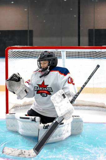 action Hockey Goalkeeper