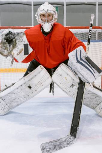 action Hockey Goalkeeper