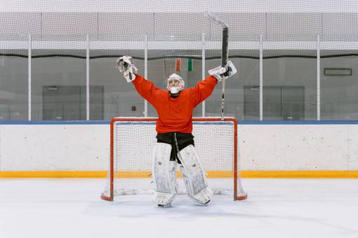 action Hockey Goalkeeper