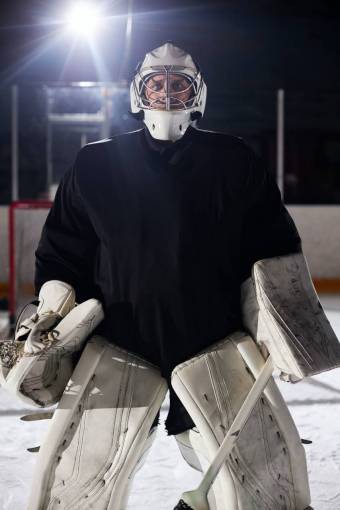 action Hockey Goalkeeper