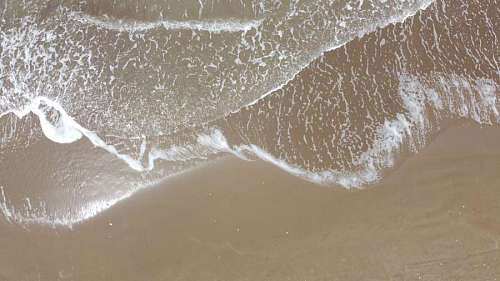 Aerial Drone Beach View