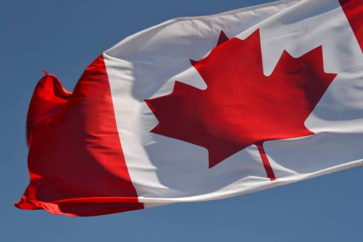 recortable Bandera de Canadá