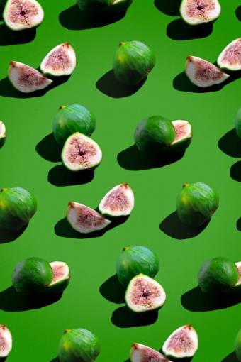 comidas comida naturaleza fruta primer plano higos;fondo frescura color verde