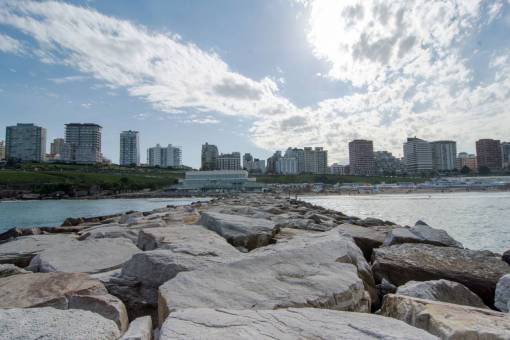 paisajes de argentina Paisaje urbano de la ciudad de Mar del Plata en Buenos Aires, Argentina