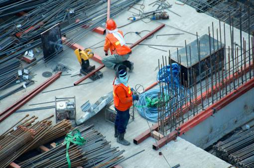 hard construction worker industry occupation construction industry men working construction site