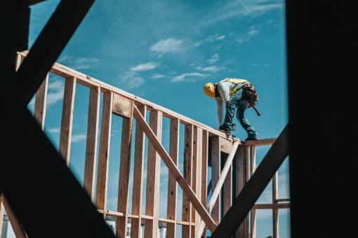 hard construction worker outdoors men construction industry occupation working hardhat