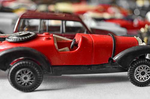 nostalgia car  nostalgia  red  toys  automobile 