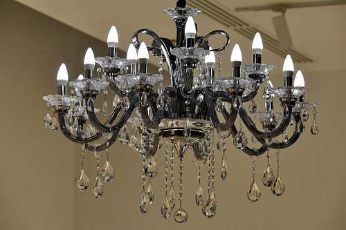 crystal-clear-water chandelier luxury baroque crystal lamp antiquity candle decoration
