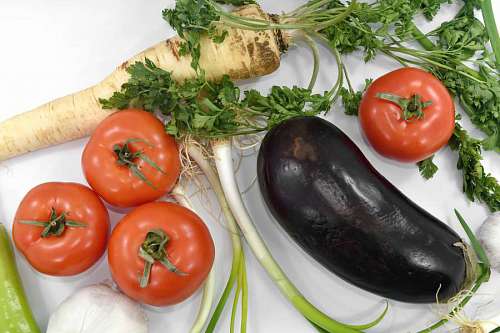 garlic eggplant parsley salad aroma tomato onion garlic tomatoes herb spice wild kb
