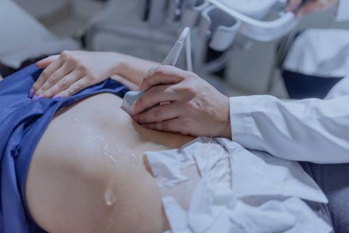 medicine Pregnant woman during an ultrasound