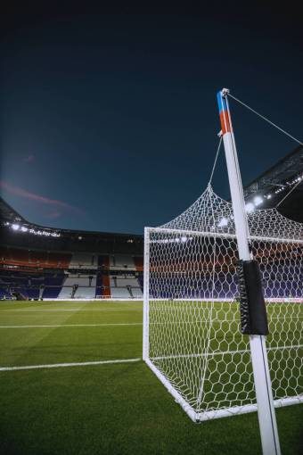 nadie Arco en estadio de fútbol