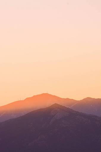 silhouette outdoors sunset dawn muntains dusk nature sunrise