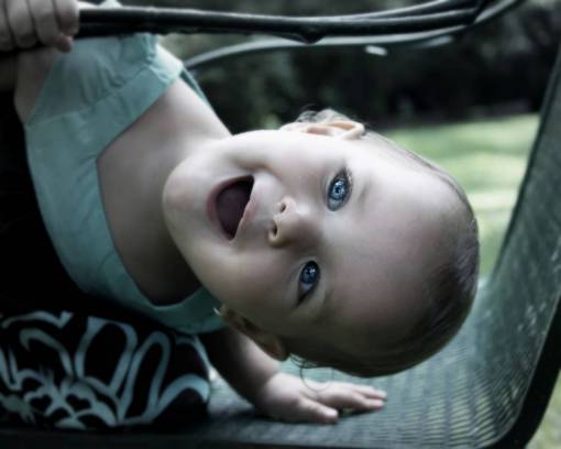 chile niña, cara, joven, niño pequeño, feliz
