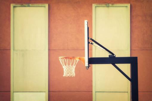 basketball-player basketball  hoop  outdoors  sports  athletics  sunny  wall