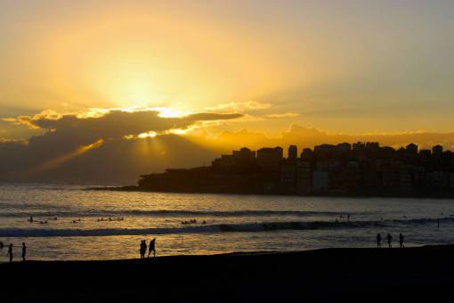 recreativo playa puesta de sol silueta océano mar arena sol