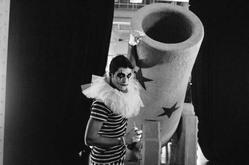 clown black and white  people  man  clown
