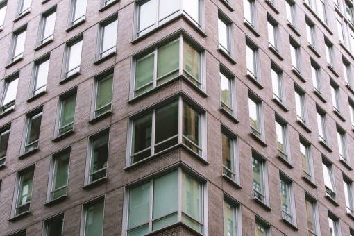corn city  building  pattern  structure  architecture  exterior  apartments