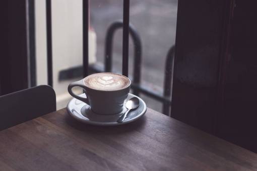 spoon-with-coffee coffee  latte  art  espresso  coffee shop  caffelatte  cup