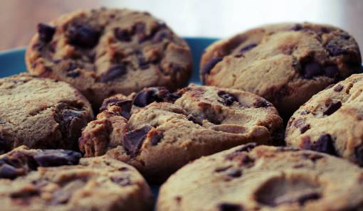 chip galletas galletas con chispas de chocolate chocolate comida bandeja para hornear hornear