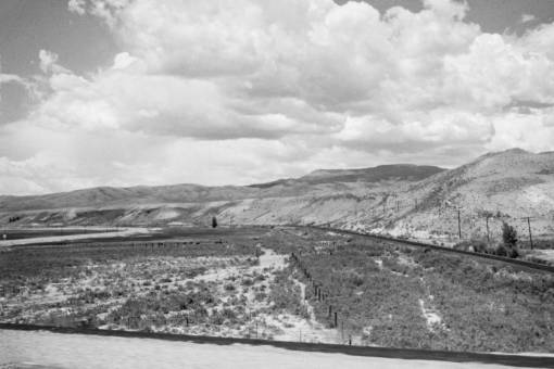 drying desert  landscape  sky  clouds  mountains  valley  dry