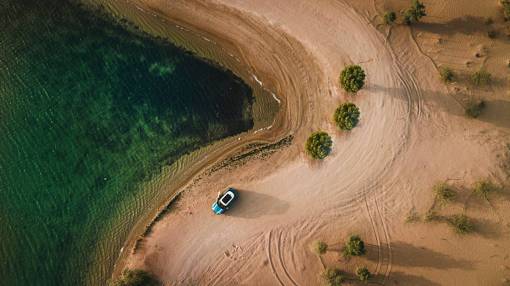 track drone  aerial  car  mini  travel  adventure  desert