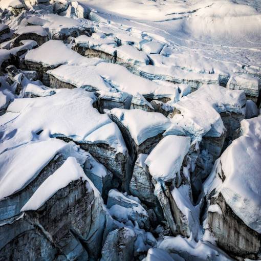 cracks fractured  snow  rocks  cracks  cold  nature
