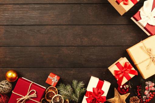 superior Caja de regalo Navidad presente celebración festivo estacional