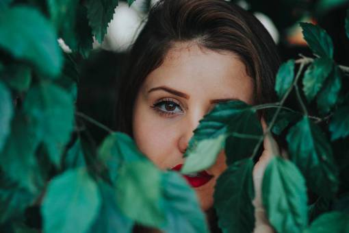 ojos verdes hoja verde gente mujer cara ojos labios